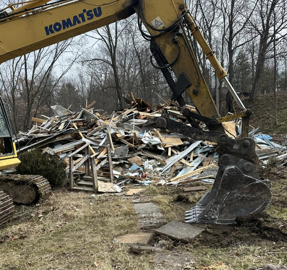 Professional grading and site restoration project in Indianapolis, Indiana