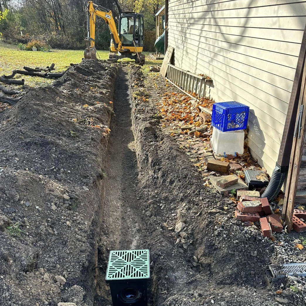 Residential site preparation and excavation in Zionsville, IN