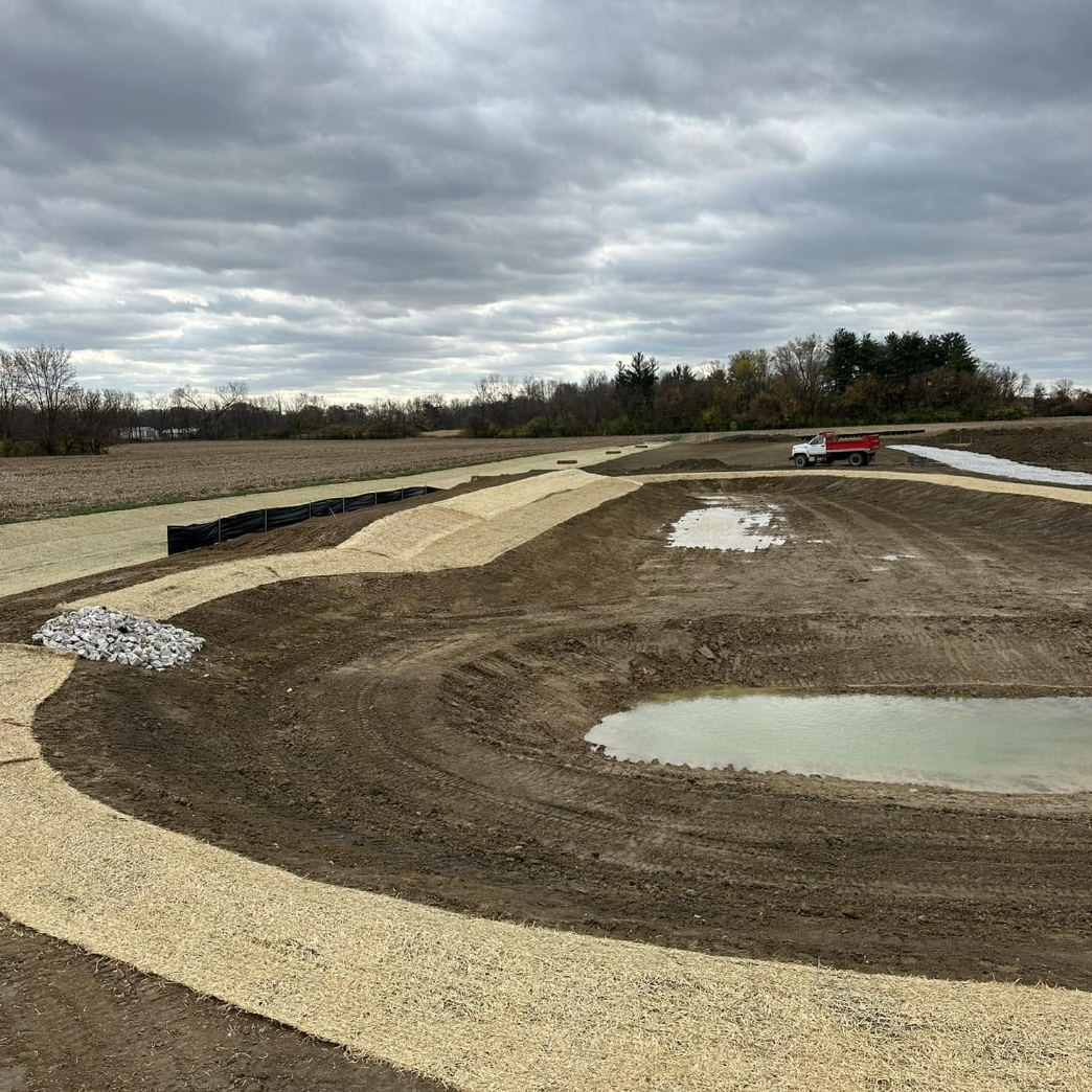 On Grade LLC concrete preparation and demolition project in Greencastle, Indiana