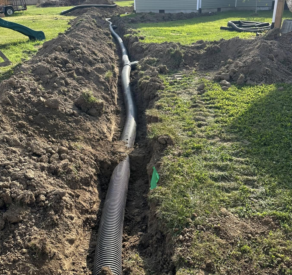 Driveway installation and land grading contractor serving Central Indiana