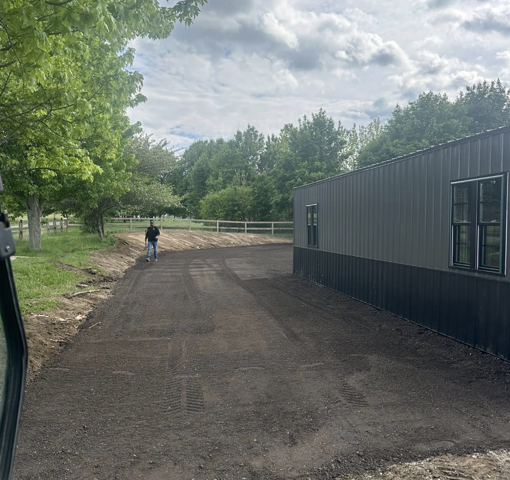 Land clearing and site preparation for new construction in Indianapolis, IN