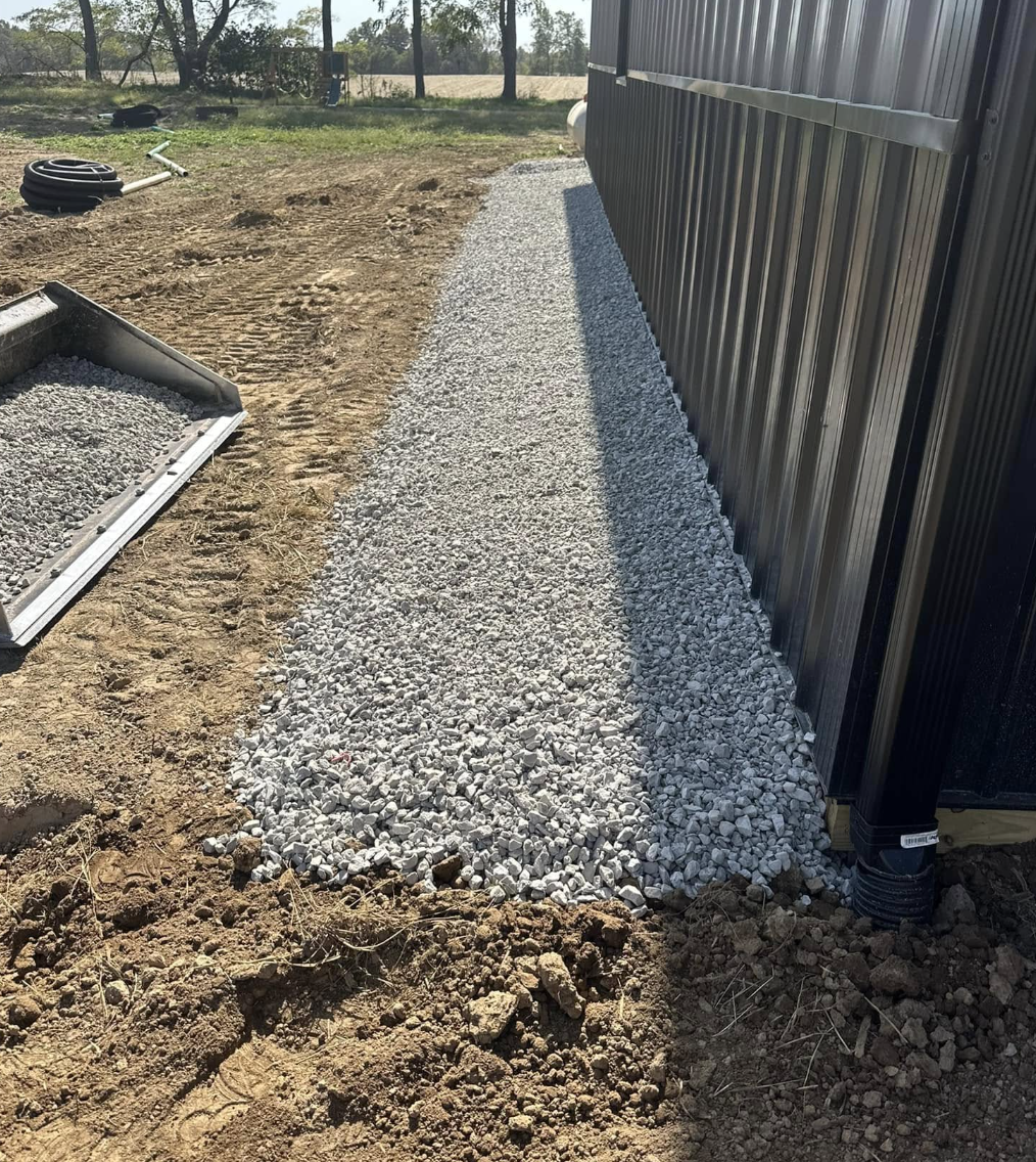 Professional driveway installation and finish grading in Plainfield, IN