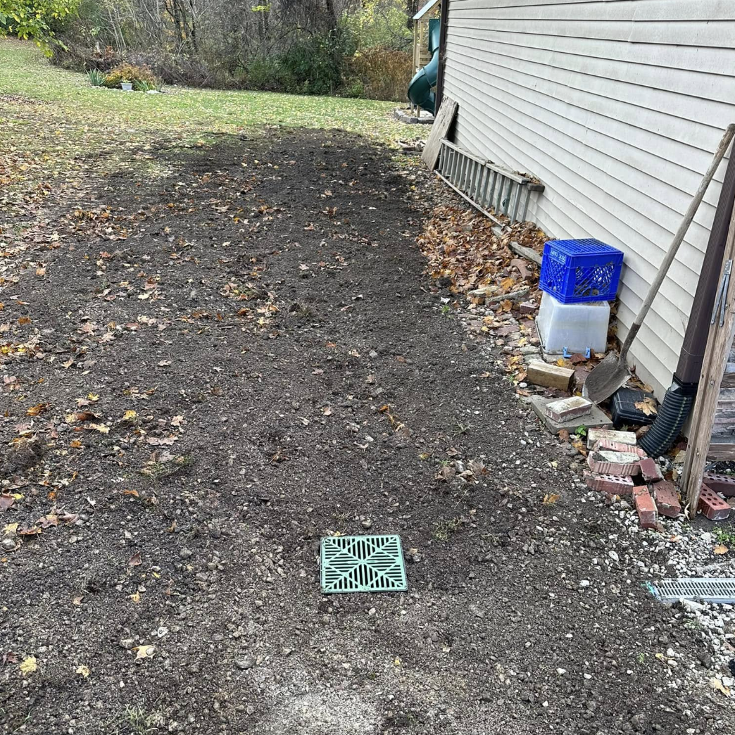 Central Indiana driveway grading and gravel driveway preparation by On Grade LLC