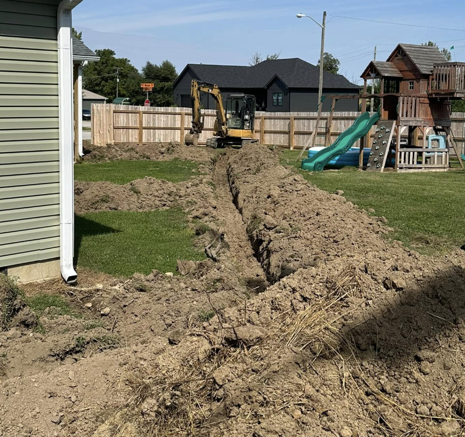 Professional excavation and earthwork services in Greencastle, Indiana