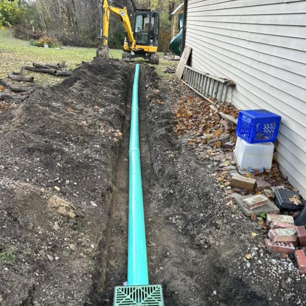 Land clearing and forestry mulching project in Plainfield, Indiana