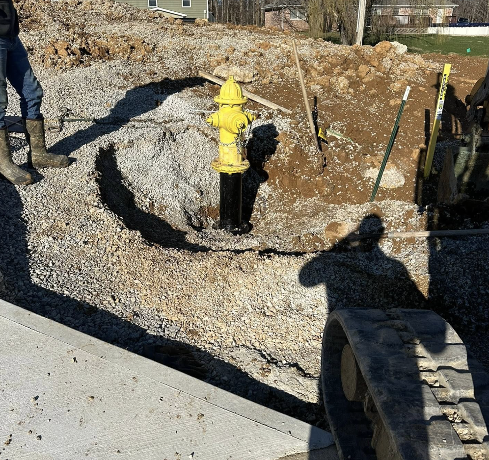 On Grade LLC driveway installation and property grading in Brownsburg, Indiana