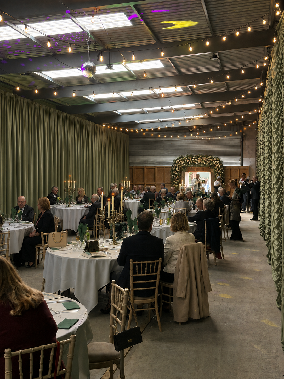 The Railway Hall Wedding Setup