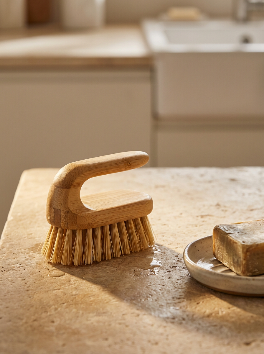 Bamboo Scrub Brush