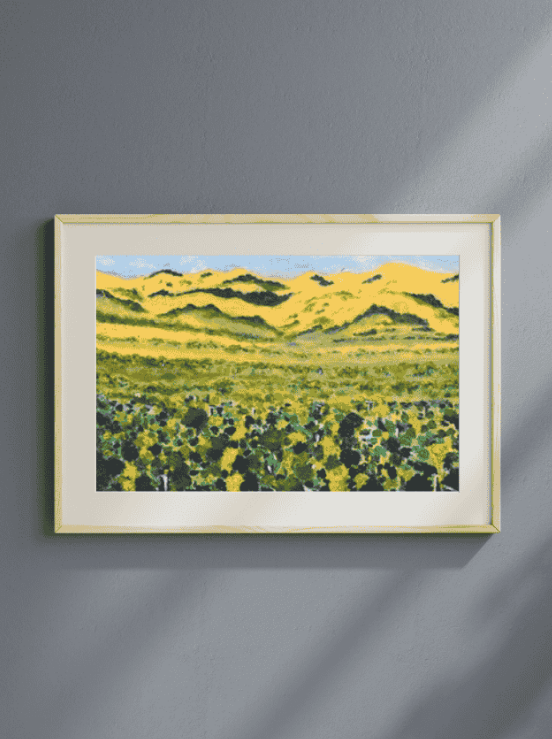 Golden vineyard
