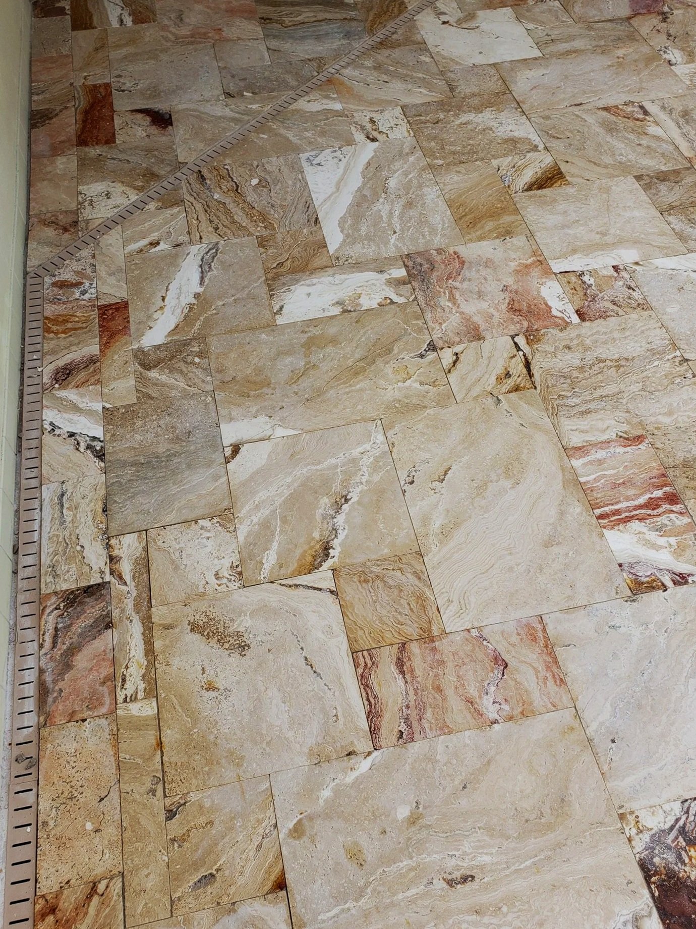Boca Royale Travertine Pool Deck