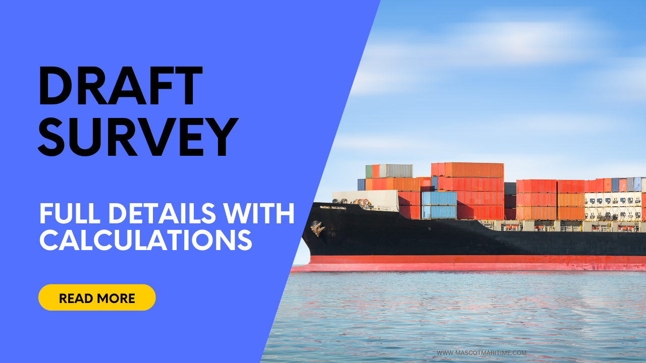 Draft Survey : Full Details with Calculations