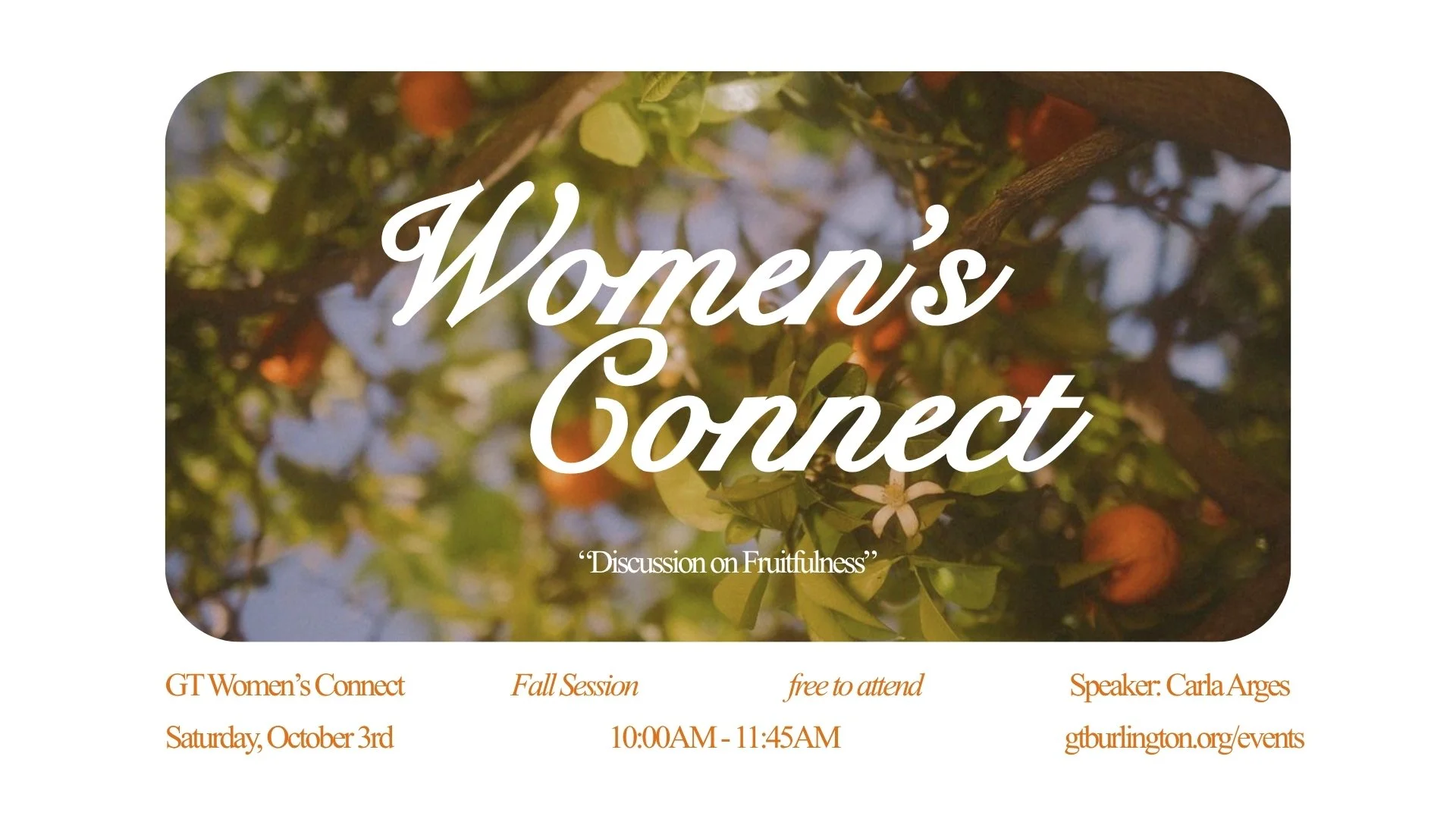 GT Women’s Connect Fall Session