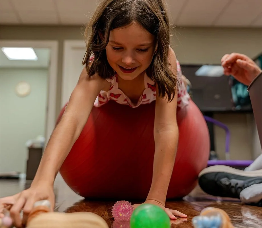 Girl in Visual Motion Assessment | Vision Development Center