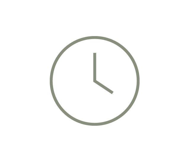 Clock Showing Hours of Operation | Vision Development Center