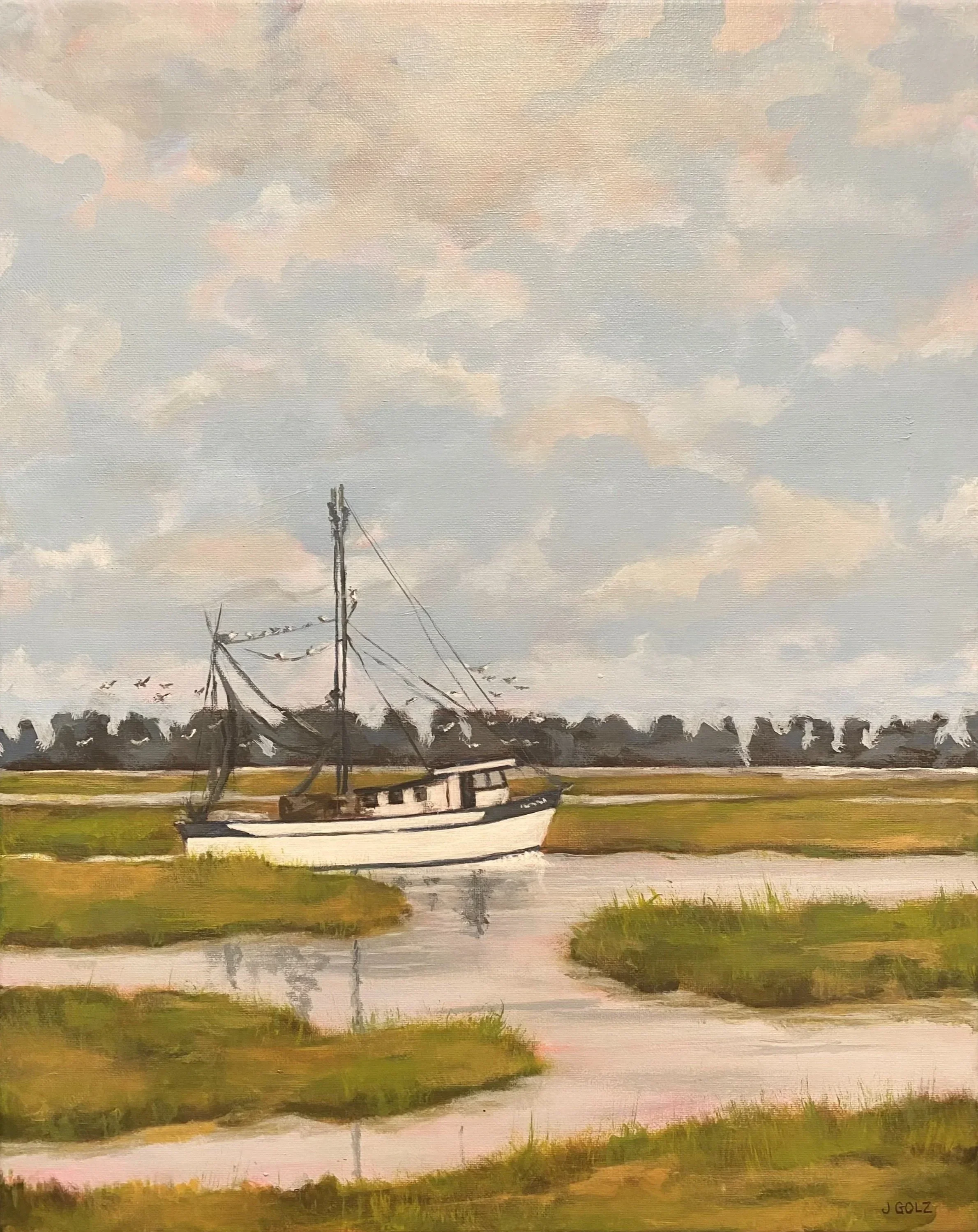"Heading Out" 15x20"