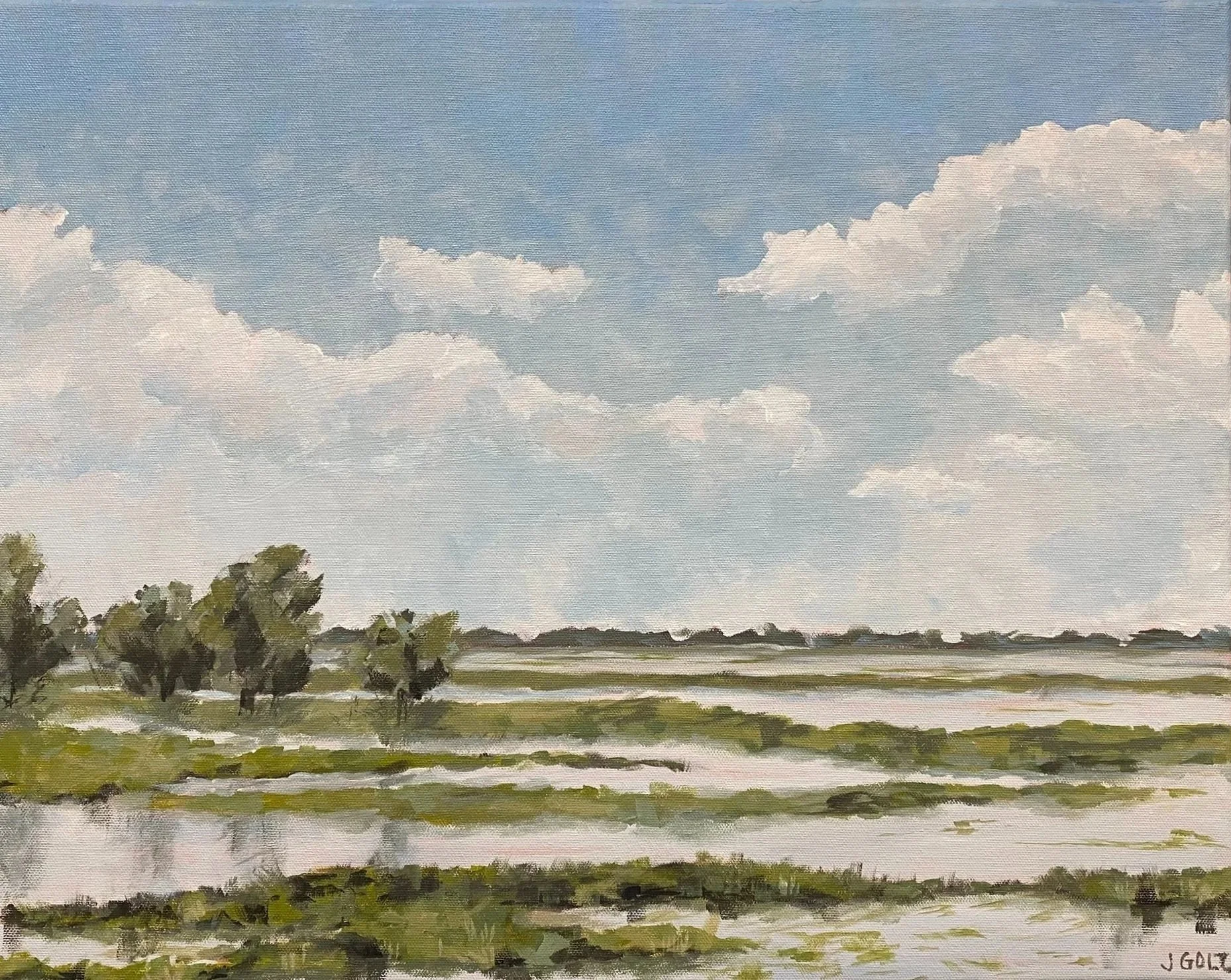 "Rippling Tide" 16x20"