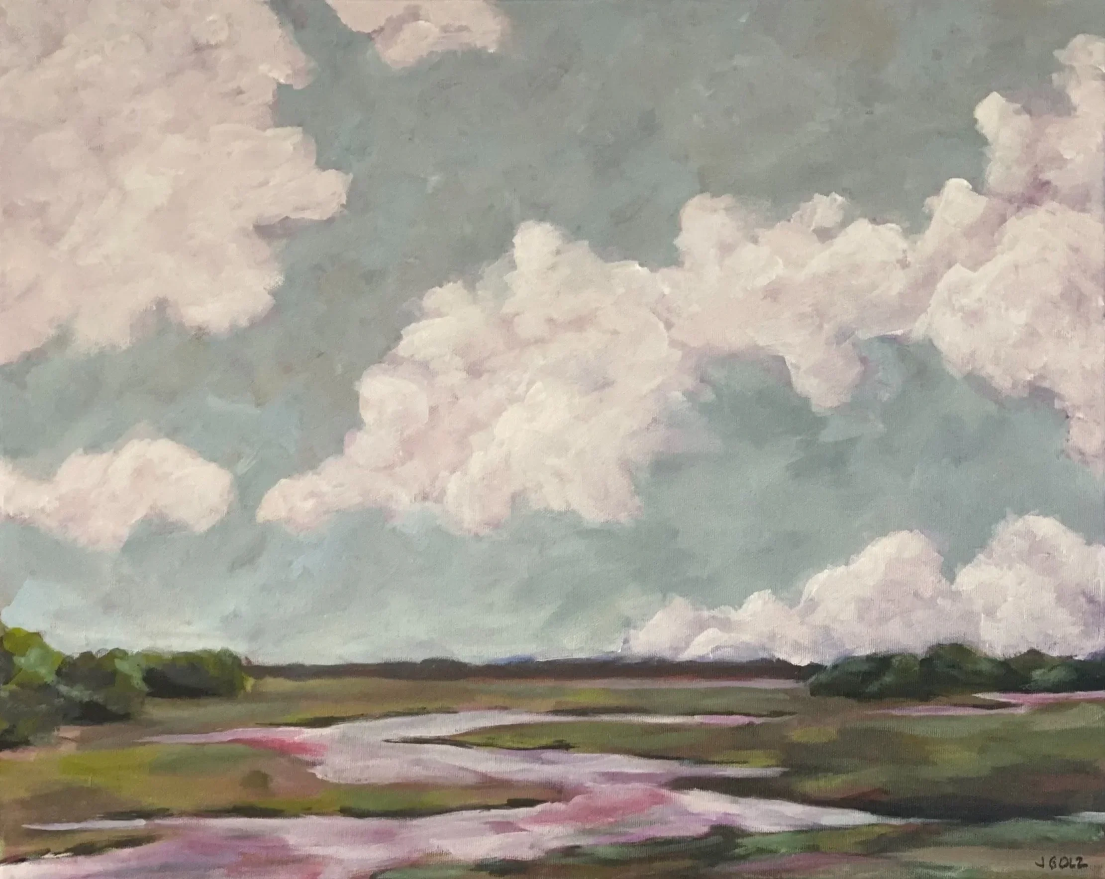 "Lilac Clouds" 16x20"
