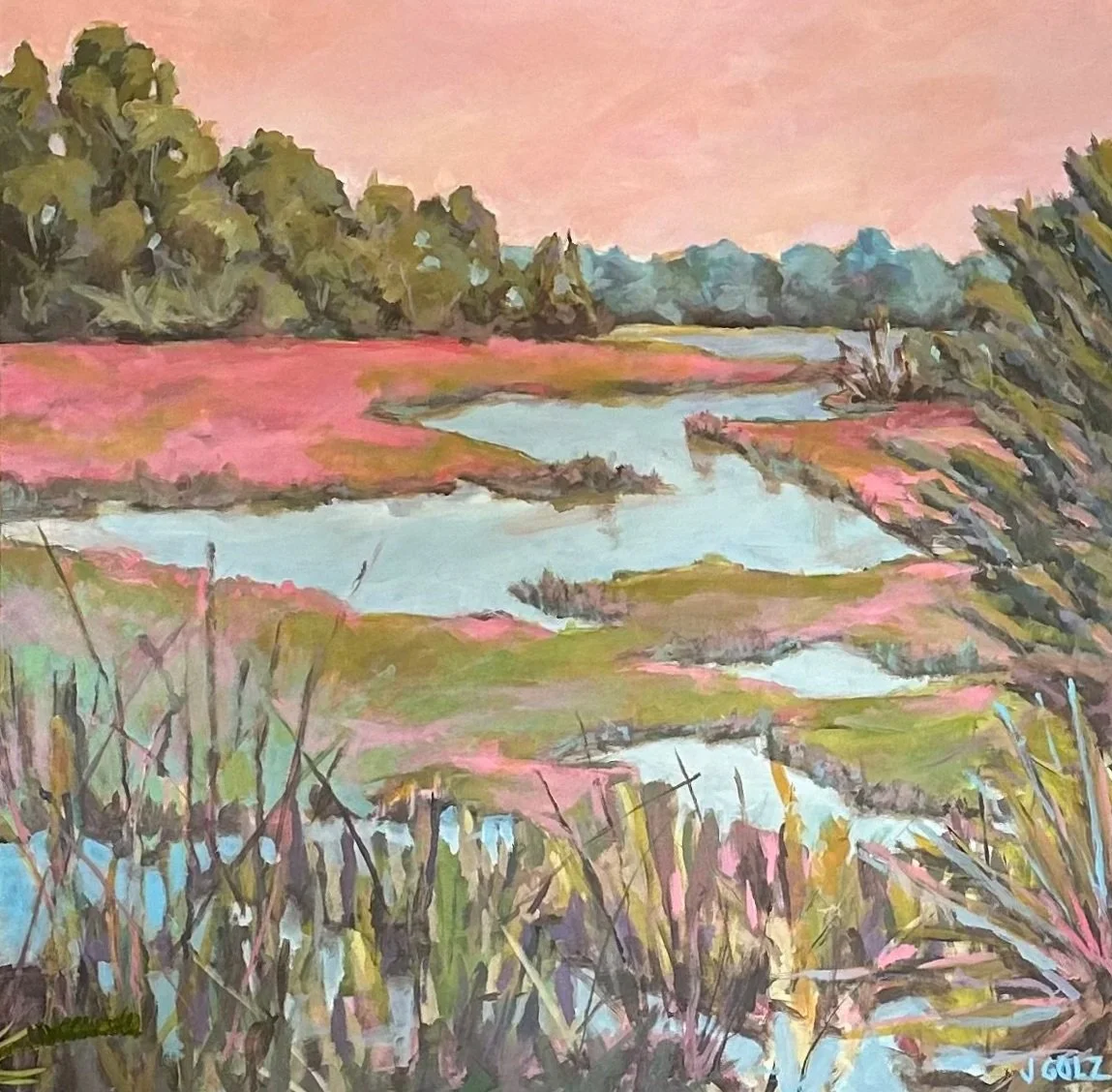 "A New Look" 36x36"