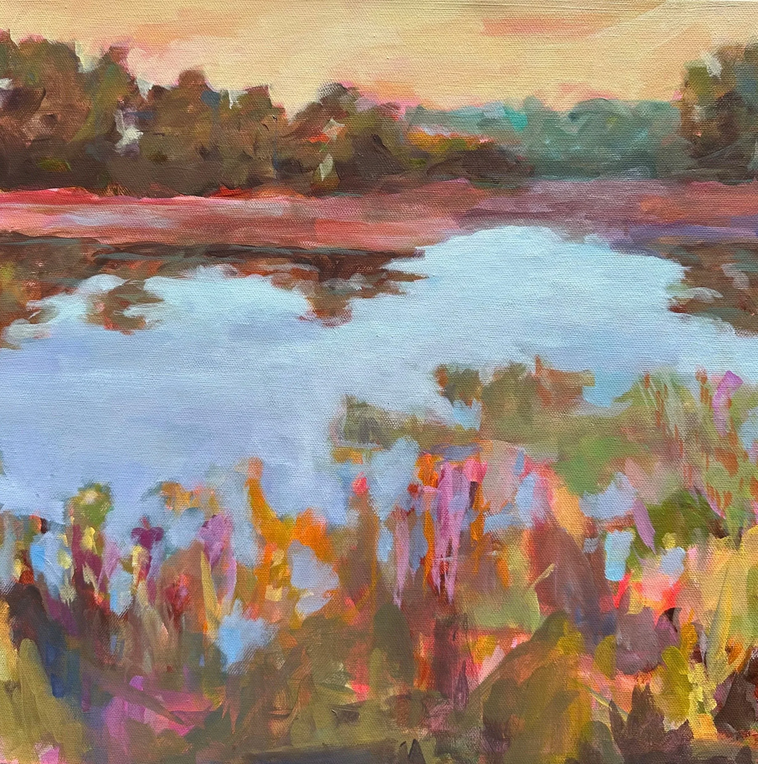 "A River of Dreams" 16x16"