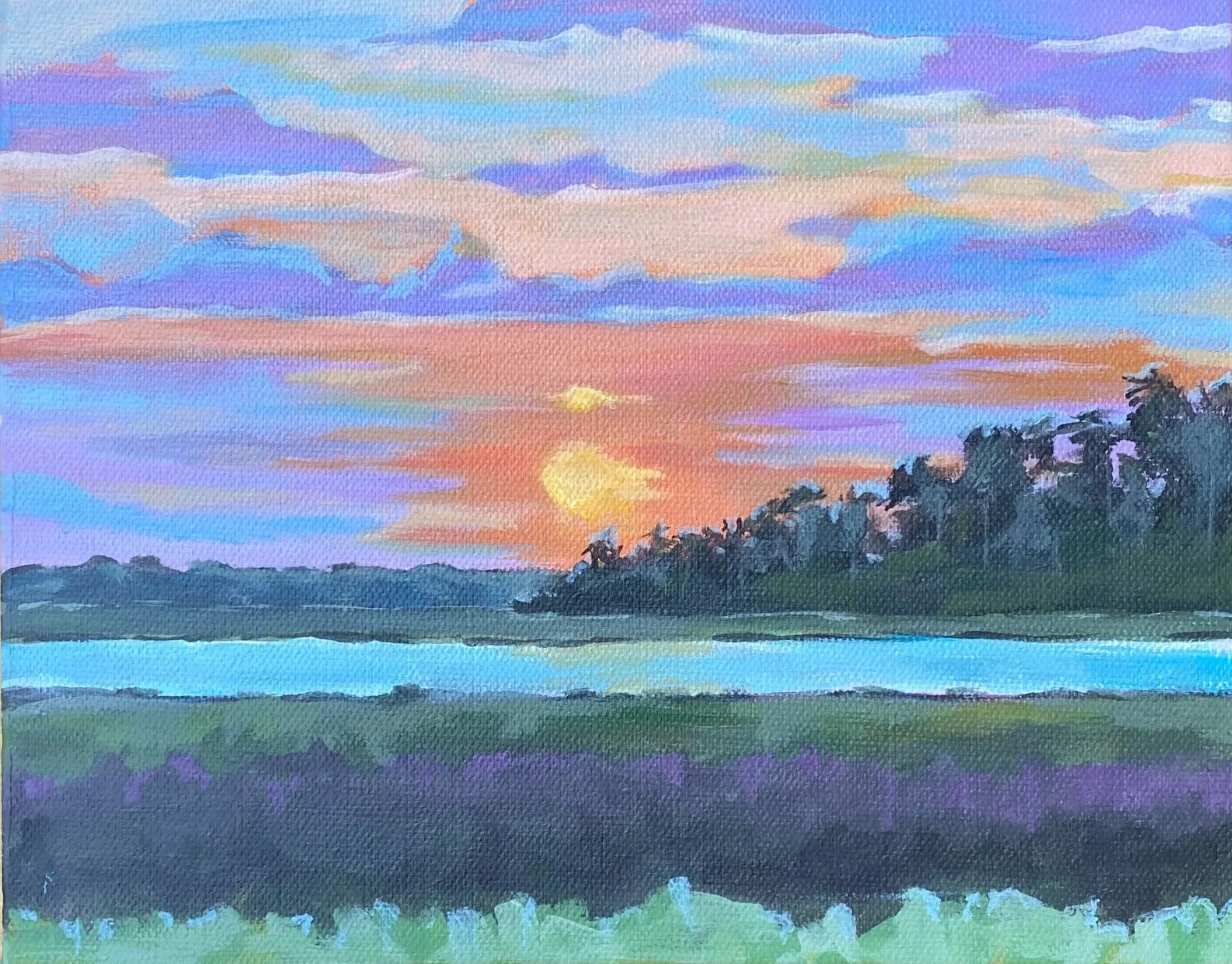 "Before Sunset" 8x10"