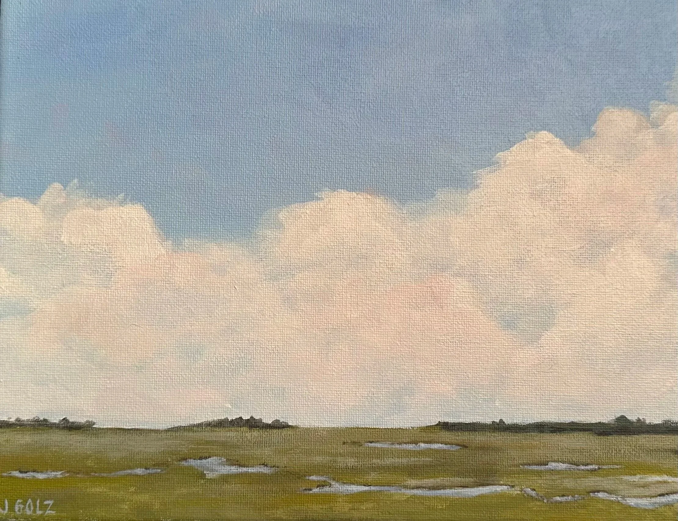 "Cloudy Horizon" 8x10"