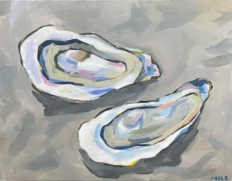 "Mod Mollusks" 18x24"