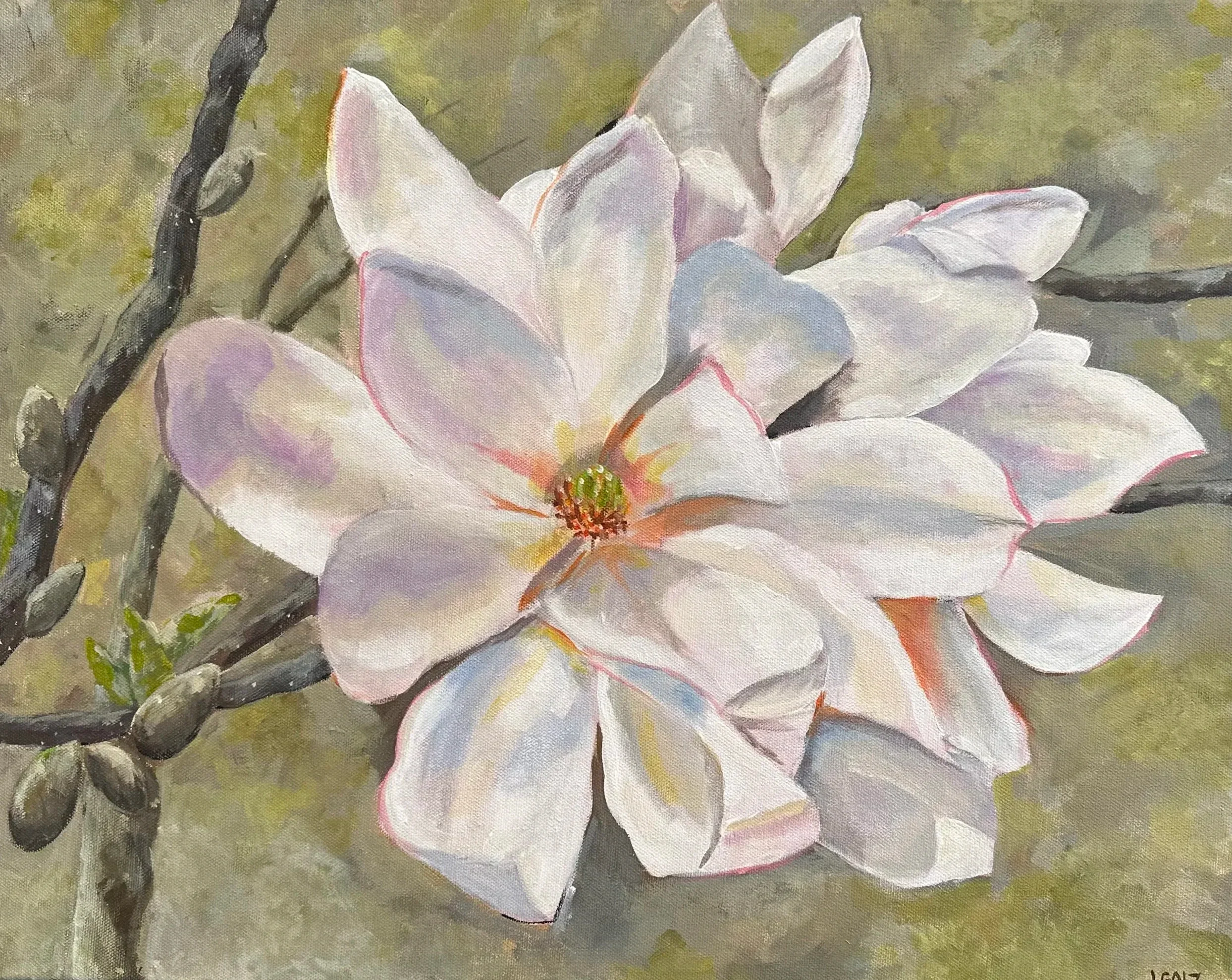 "Magnolia Branch" 16x20"