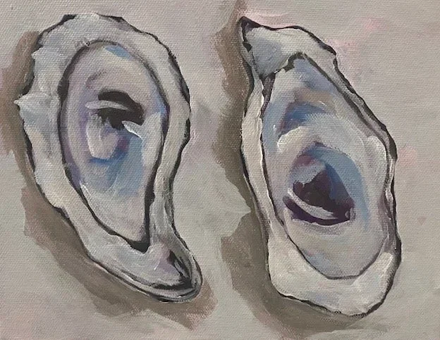 "Grey Shells" 8x10"