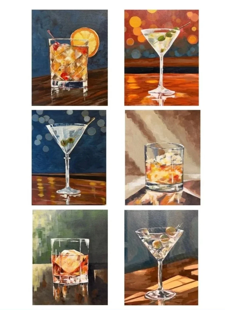 Pack of 6 folded note cards with envelopes $17 or 2 for $30