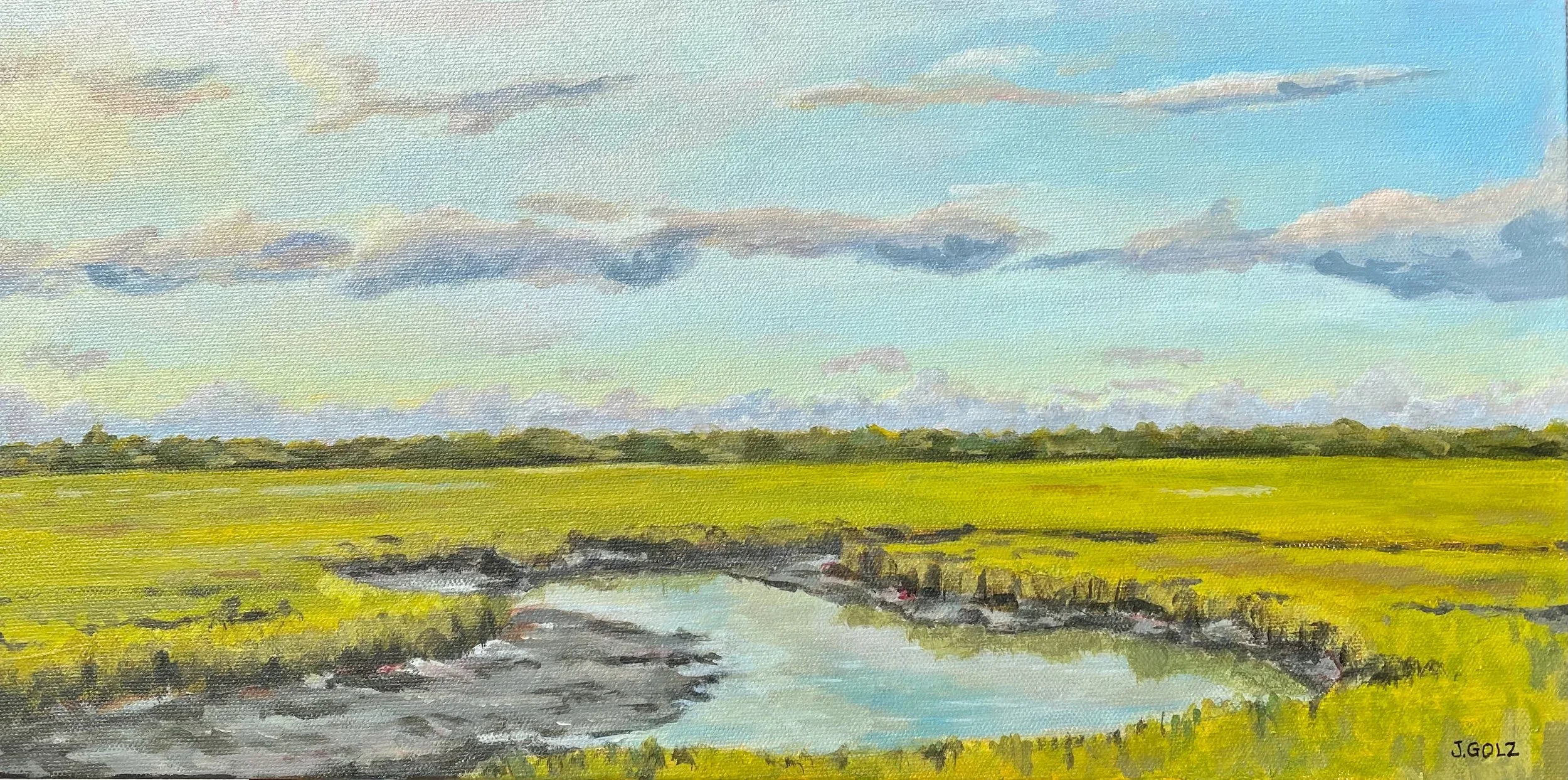 "Morning Tide" 12x24"