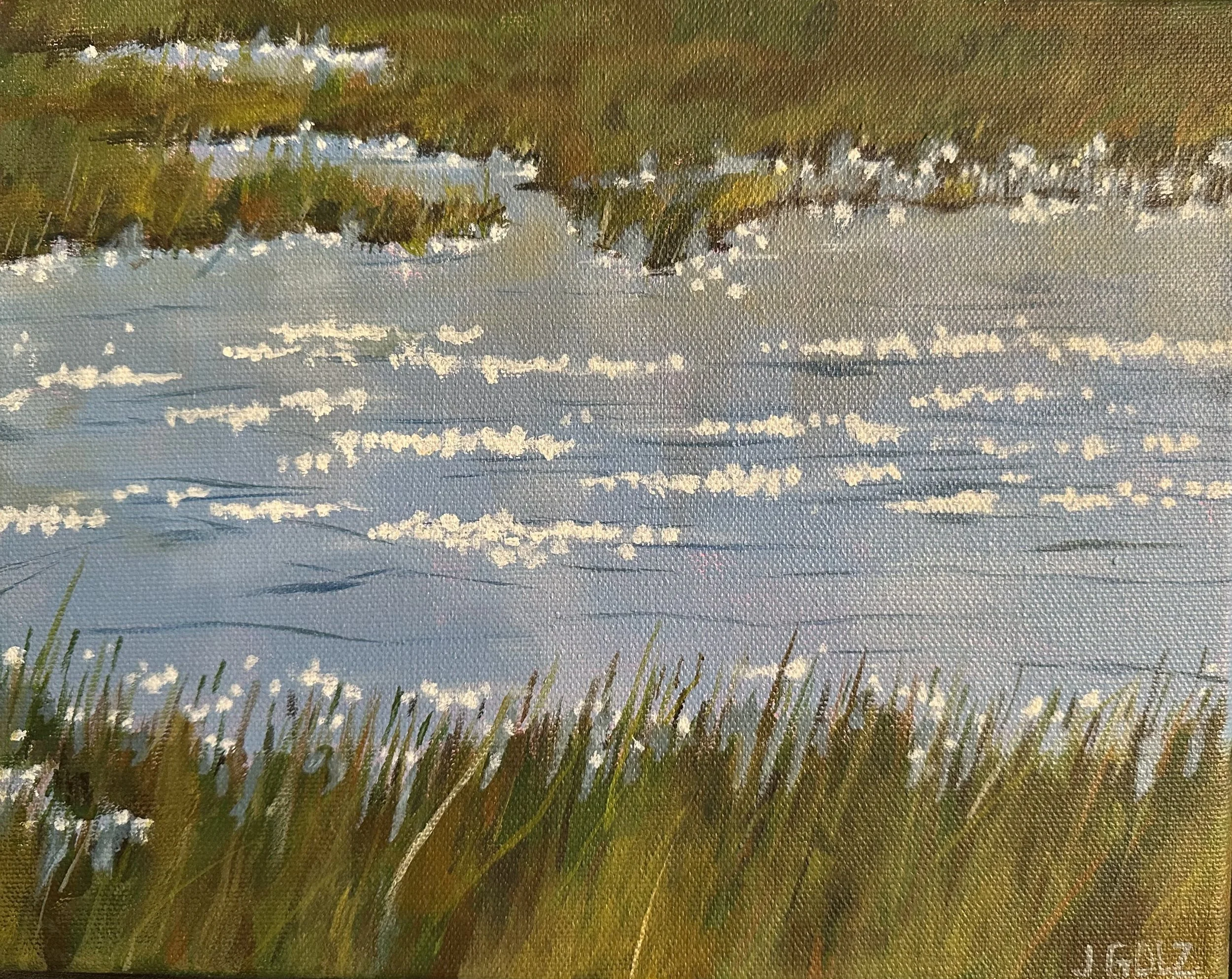 "Marsh Glitter" 8x10