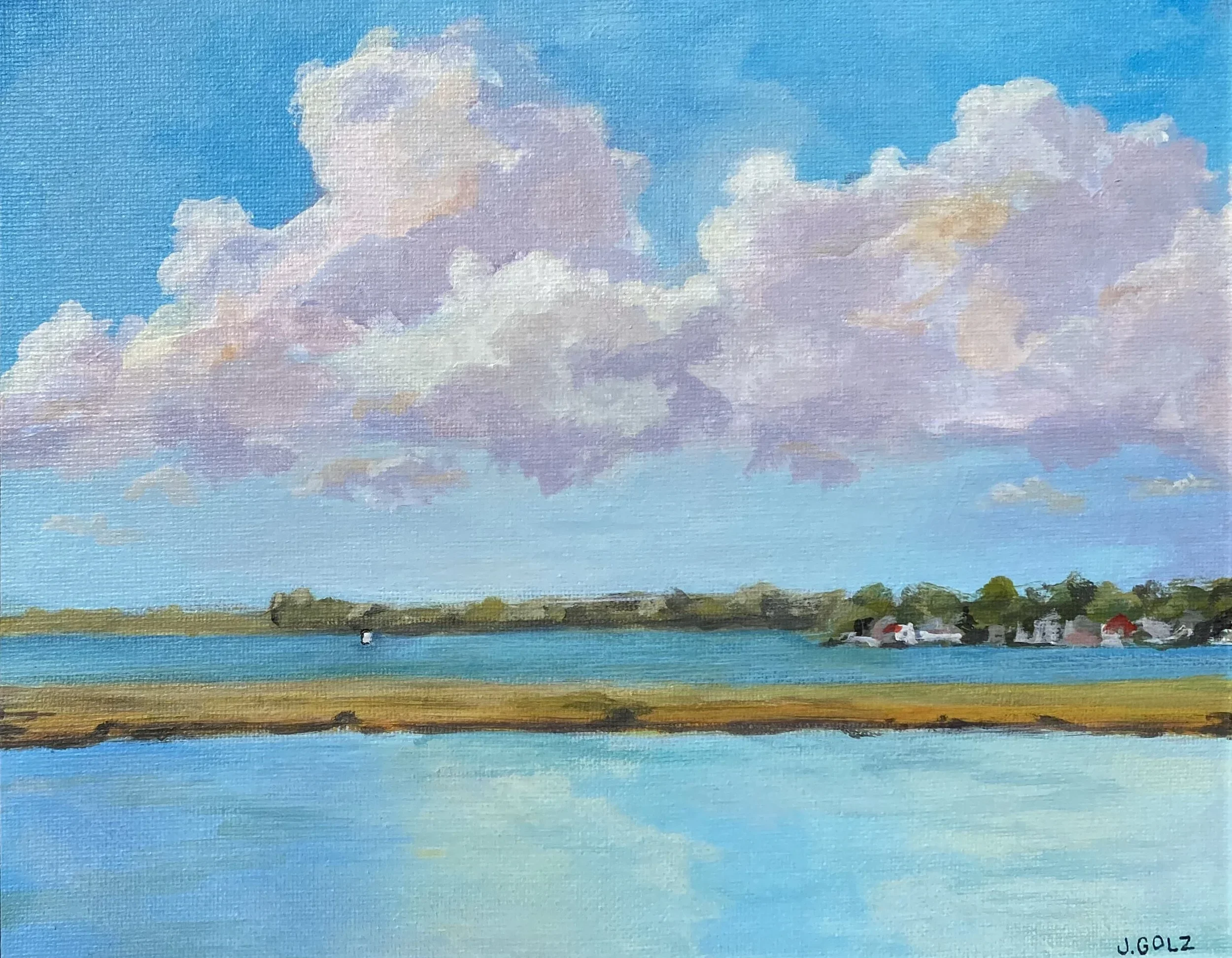 "Burnside Clouds" 8x10"