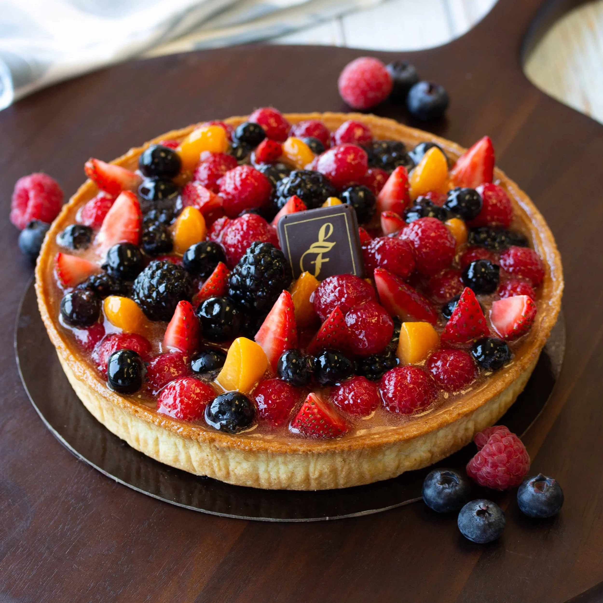 Tarte aux fruits de saison