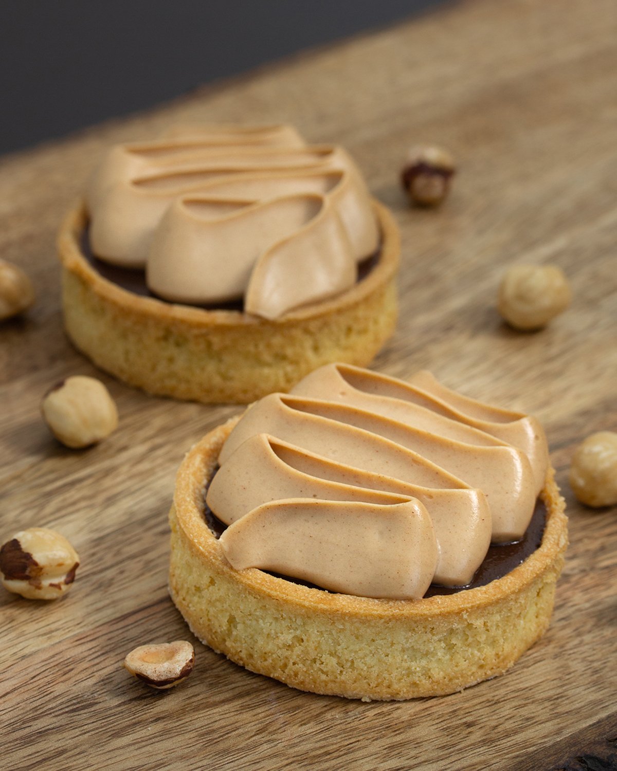Tartelette au chocolat praliné