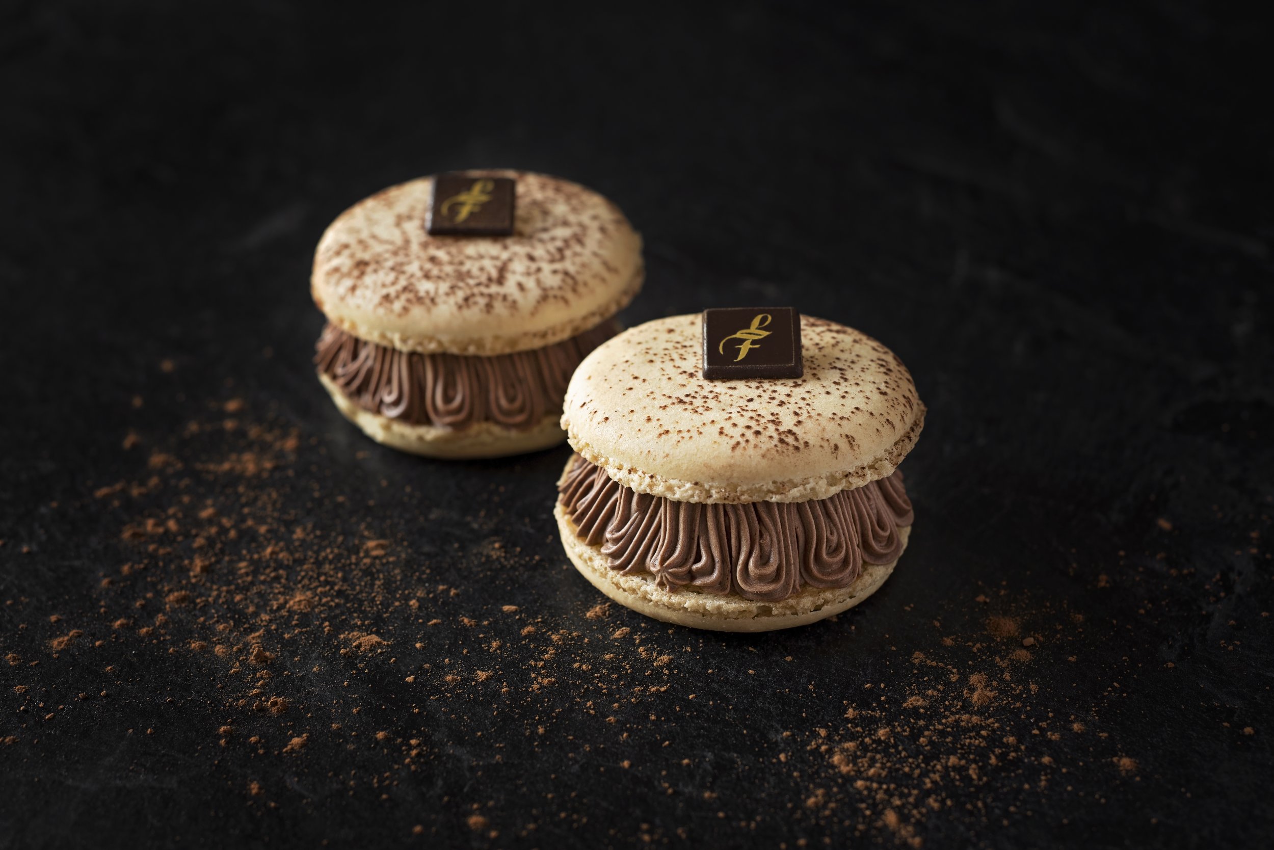 Macaron au chocolat