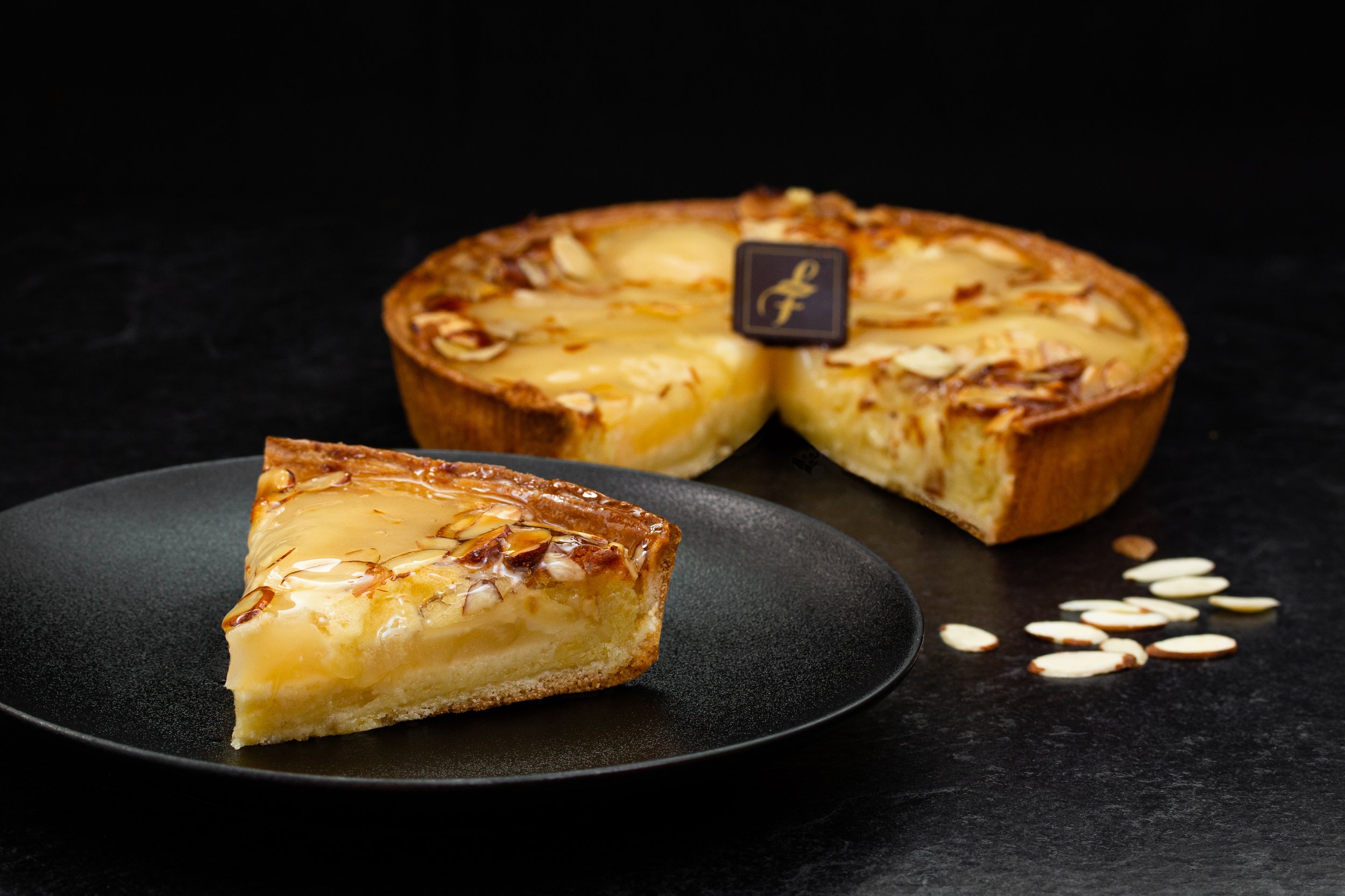 Tarte aux poires et amandes