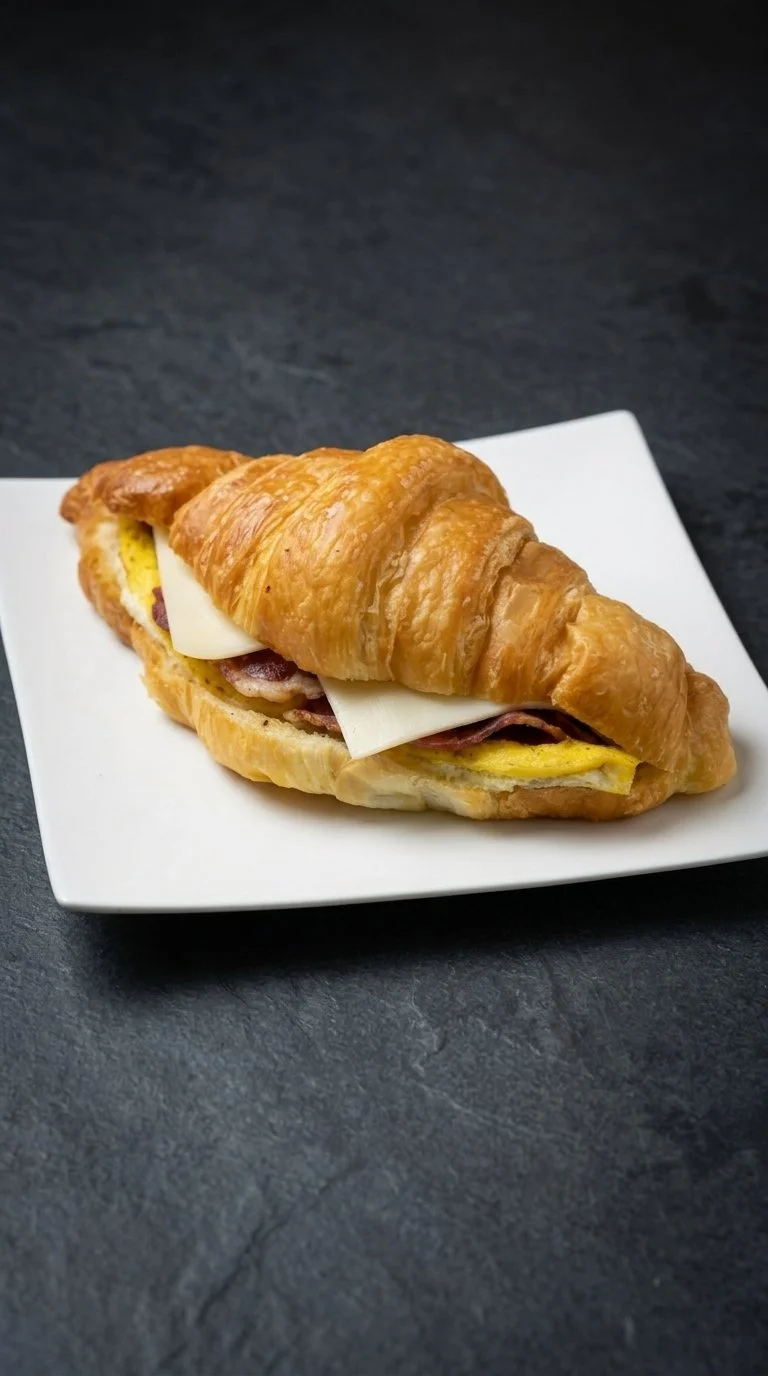 Croissant bacon