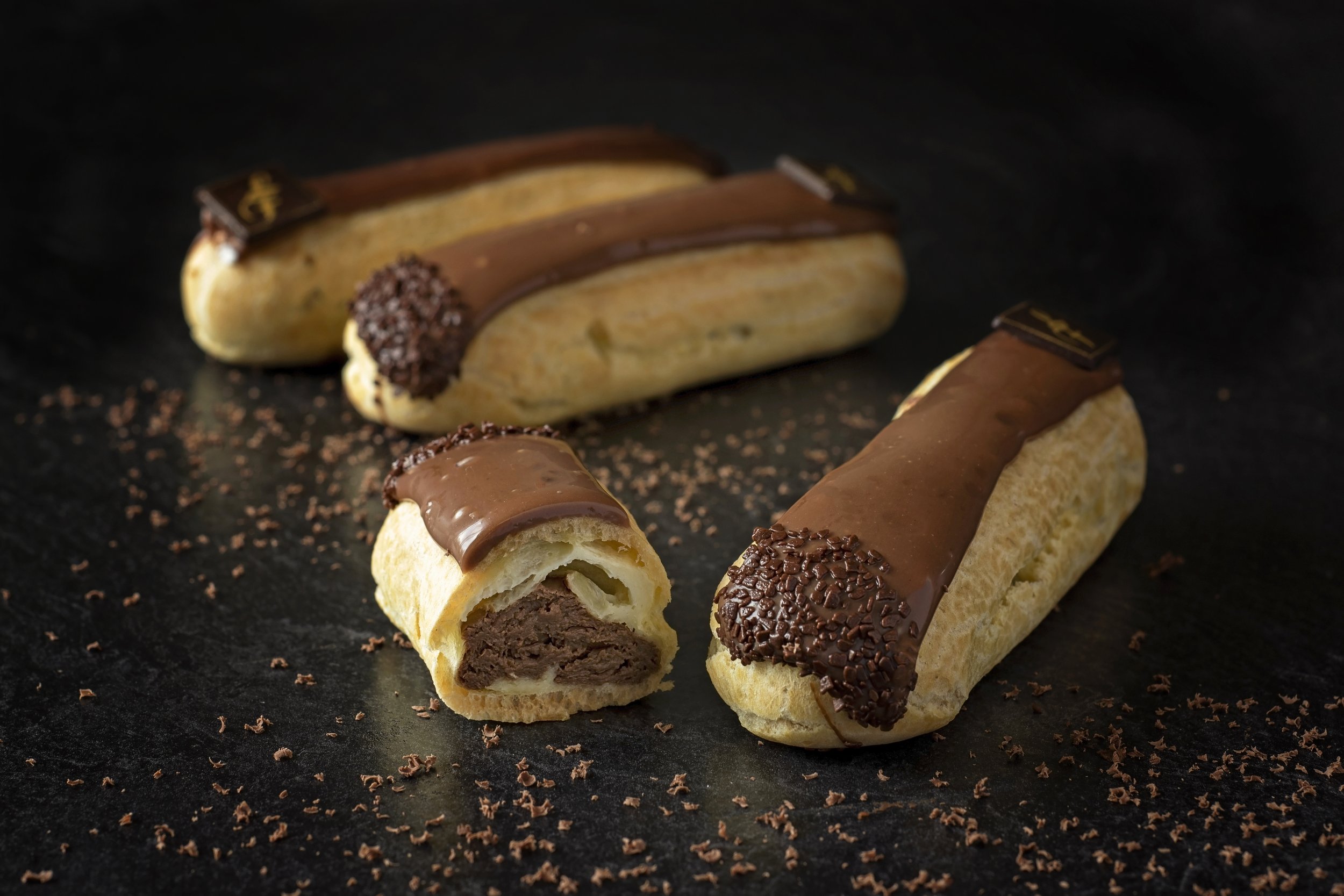Éclair au chocolat