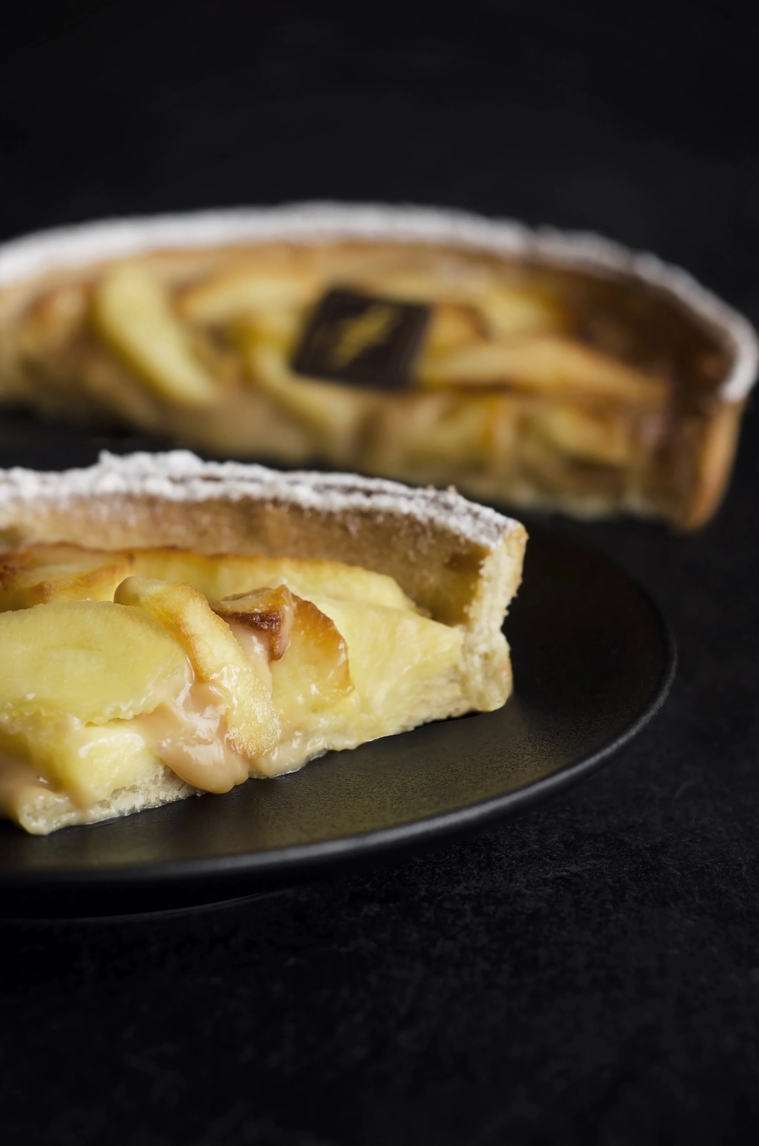 Tarte aux pommes et au sucre à la crème
