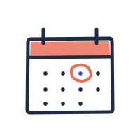 Digital illustration of a financial or banking website showing a shopping cart icon and a portion of a web page layout with graphs and data points in dark and orange colors.