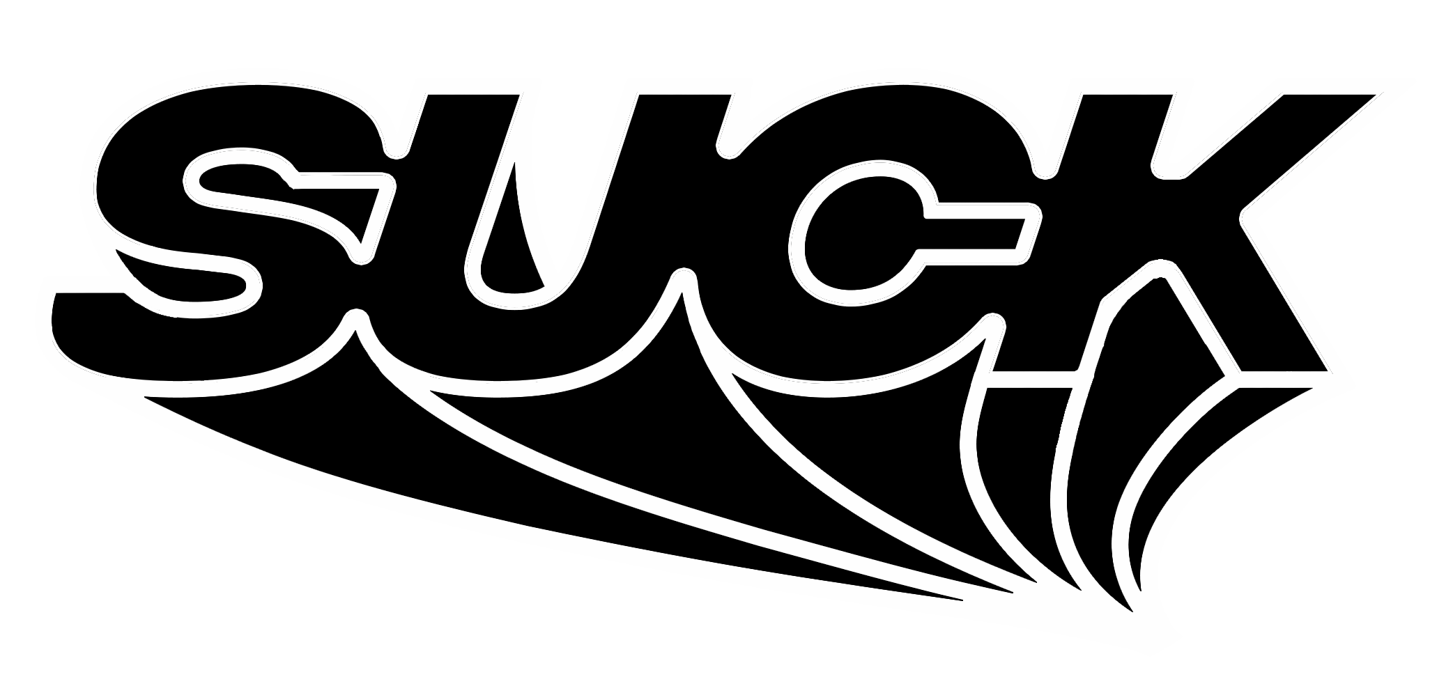 Black background with white outlined text reading 'SEX' in stylized font.