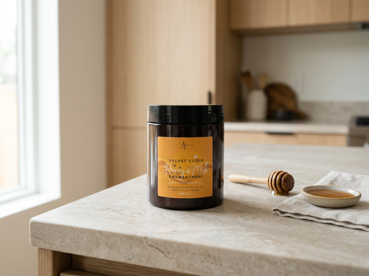 Velvet Elixir: Honey & Milk Enchantment