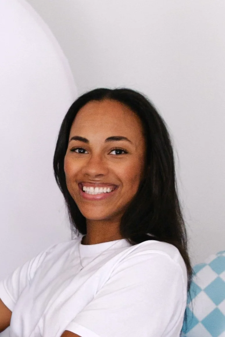 Professional portrait of brand and web designer, Maya, for Maya Noelle Designs based in the Netherlands.