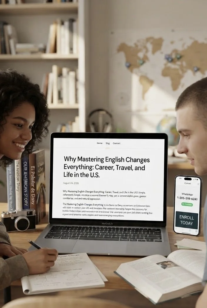 Why Mastering English Changes Everything: Career, Travel, and Life in the U.S./Por qué dominar el inglés lo cambia todo: Carrera, viajes y vida en los Estados Unidos