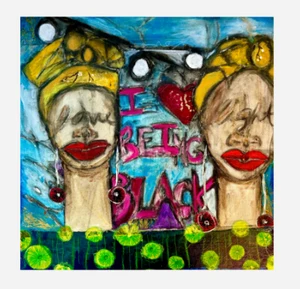 i love being black... Print