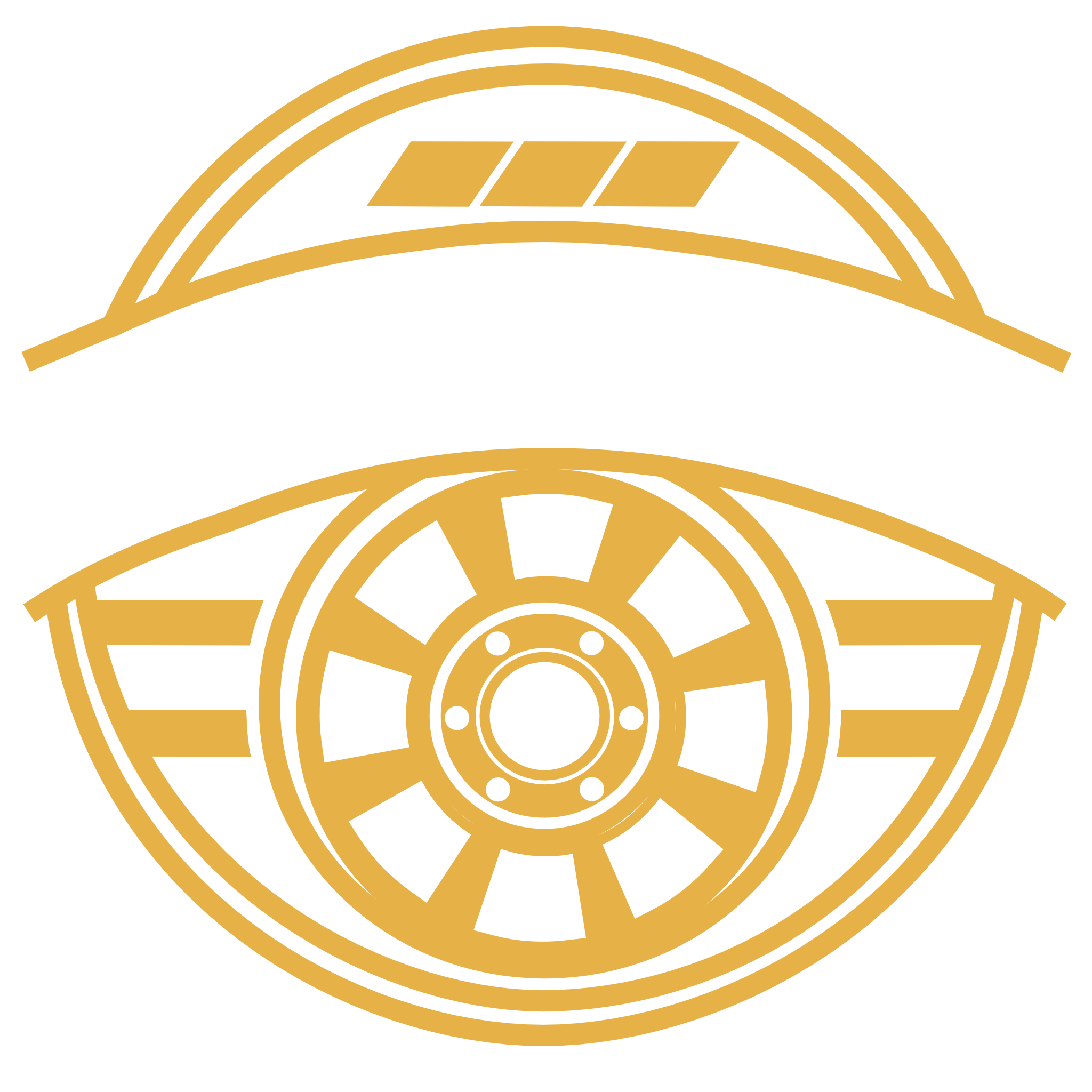 Luftpart Logo - White text with gold design