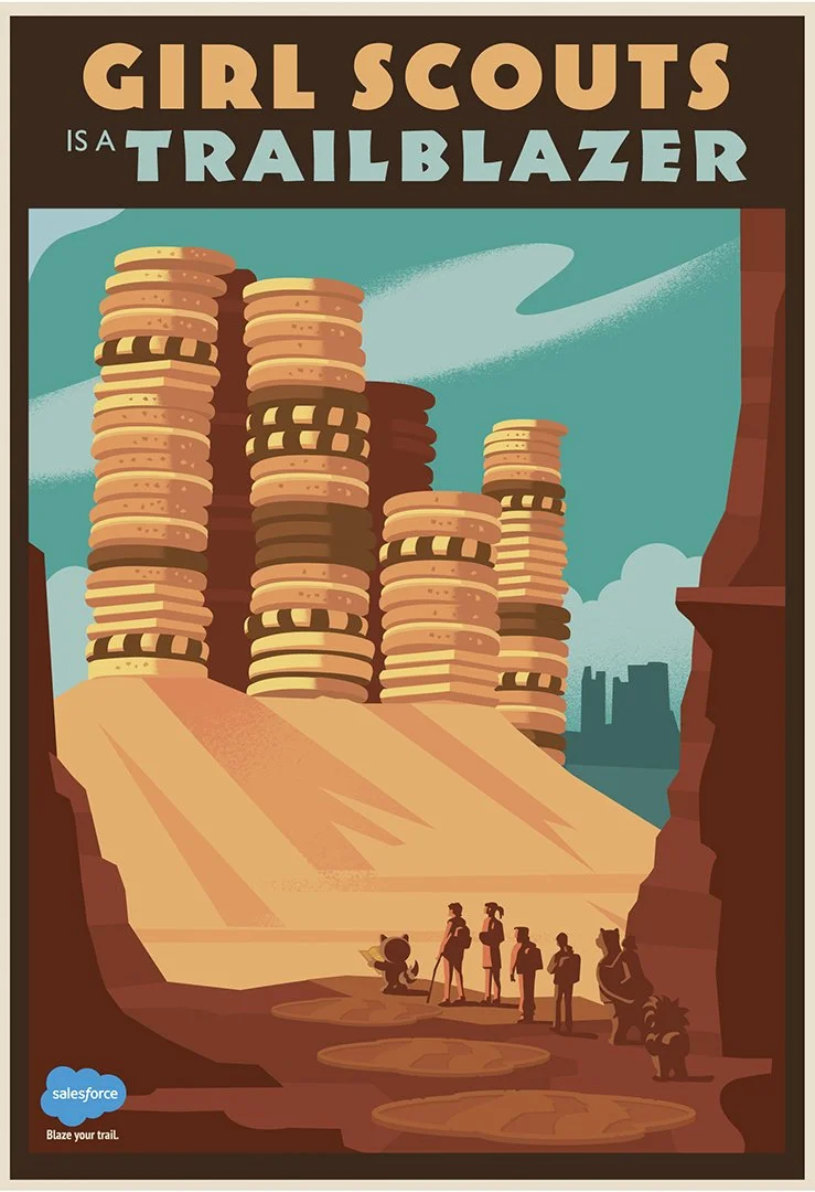 Poster for Salesforce, Citron Haligman 