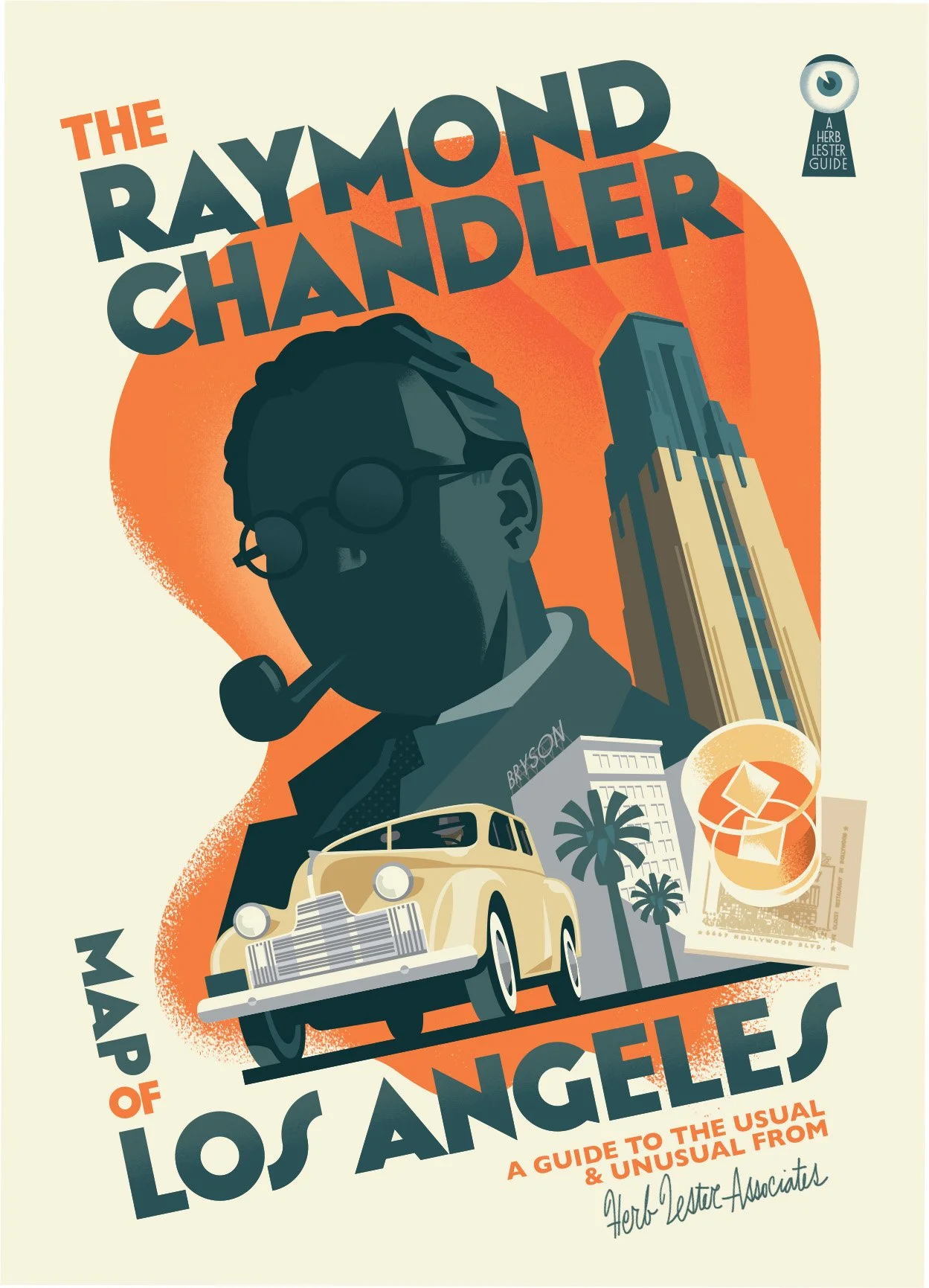 Cover of The Raymond Chandler Map of Los Angeles, Herb Lester Associates, London