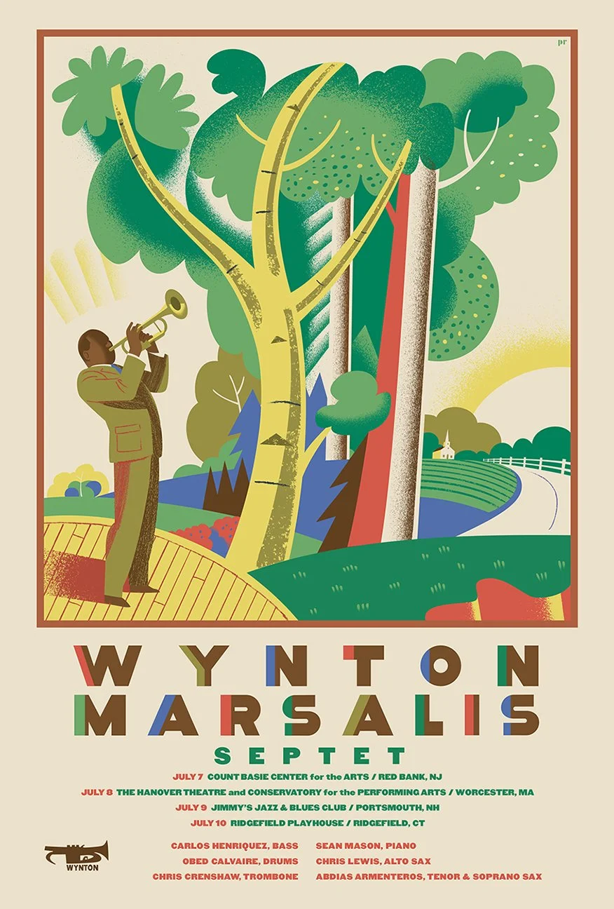 Gig poster for Wynton Marsalis