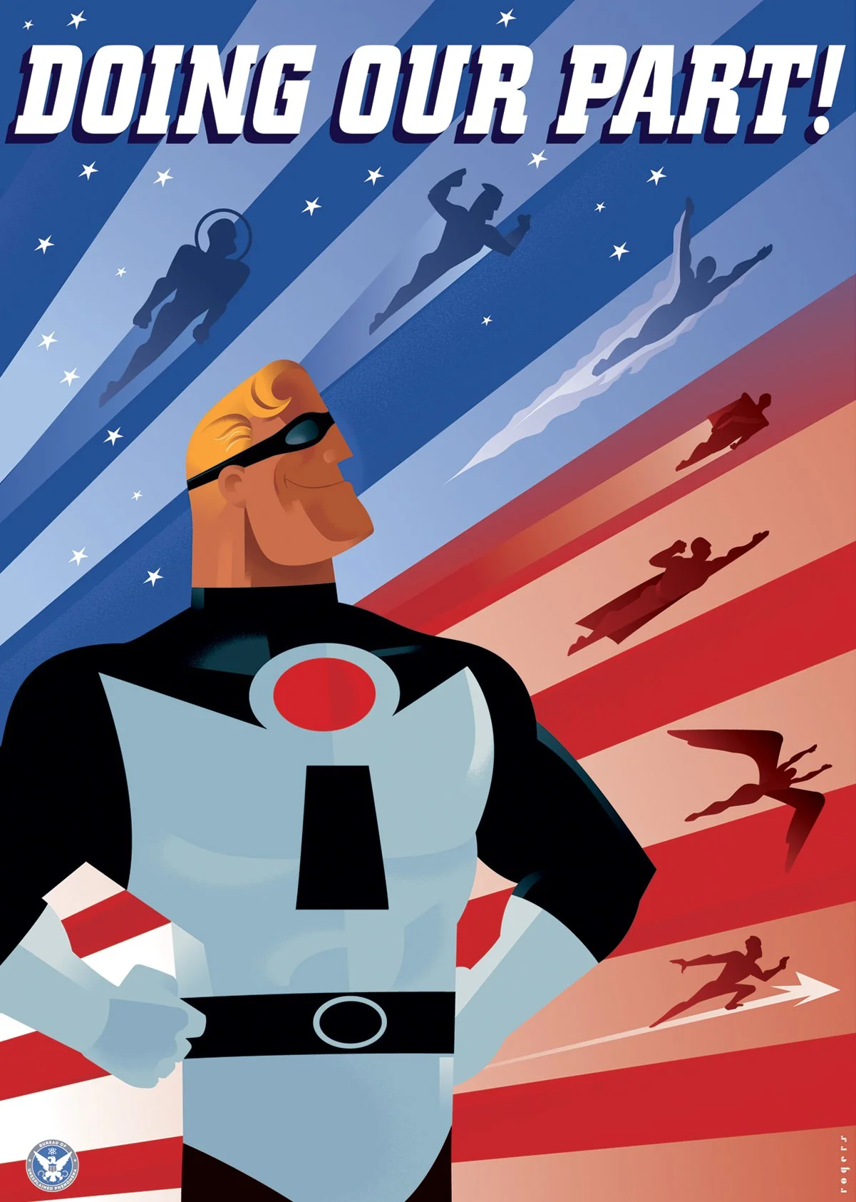 Poster used as a prop in Pixar's animated feature "The Incredibles"